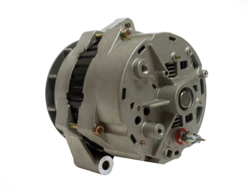 Detroit, CAT, Cummins & Others 12V 200-Amp Saddle Mount 7/8" Shaft Delco 21-SI Style Alternator 1-Wi