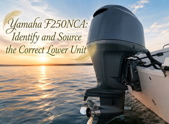 Yamaha F250NCA Identify and Source the Correct Lower Unit